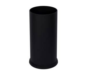 Portaombrelli Steel con vaschetta interna diametro 24 cm H 49 cm 22 lt nero - 24190