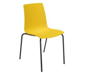 Seduta Candy PPL giallo nero opaco - 24398