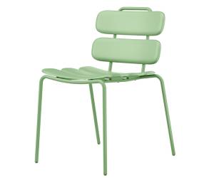 Seduta collettivita Lemon senza braccioli polipropilene verde - 24388