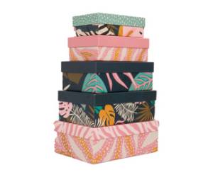 Set scatole regalo dimensioni assortite fantasia Breeze - 21469