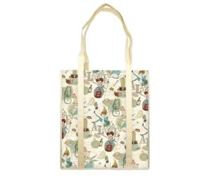 Shopper con manici fantasia Alice 35 x 40 x 8 cm carta lavabile 100 gr - 21466