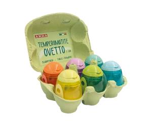 Temperamatite Ovetto 2 fori colori assortiti - 21850