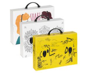 Valigetta polionda Smart 27 x 37,5 cm dorso 8 cm fantasie assortite - 23181