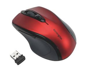 Mouse Pro Fit di medie dimensioni - wireless - rosso rubino - Kensington - K72422WW - 85896724223 - DMwebShop