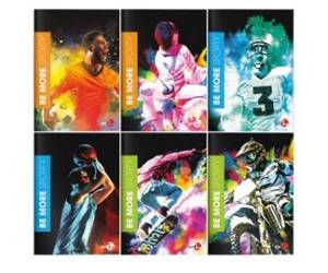 Maxiquaderno Be More Sport A4,36,2 fogli 100 gr rigo di 3a - 25919