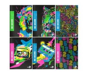 Maxiquaderno Be more Fluo A4,36,2 fogli 100 gr rigo di 3a - 25395