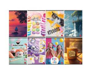 Maxiquaderno assortimento Ragazza A4,1 rigo 42 fogli 80 gr - 25775