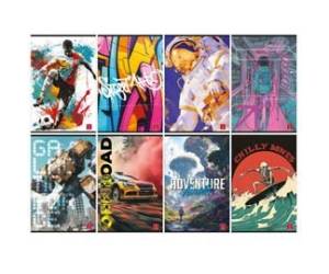 Maxiquaderno assortimento Ragazzo A4,4 mm 42 fogli 80 gr - 25807