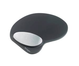 Mousepad con poggiapolsi gel nero - 26325