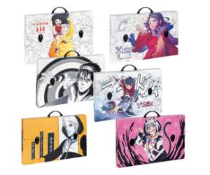 Valigetta Polionda Manga 36,5 x 56,5 cm dorso 5,5 cm fantasie assortite - 26043