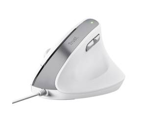 Mouse ergonomico Bayo II con filo bianco - 25397 - 8713439253979 - DMwebShop