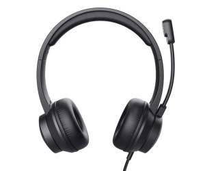 Cuffie USB per PC HS 201 con microfono nero - 29605