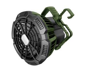 Ventilatore portatile da campeggio con luce LED diametro 10 cm - 29563