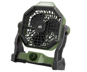 Ventilatore portatile da campeggio con luce LED diametro 12 cm - 29564