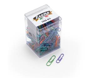 Fermagli - colori e misure assortite - PVC - 125 gr - Leone dell'era - FXPB125GMIX - 8007979007520 - DMwebShop