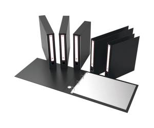 Portatabulati KM UNI con custodia 12 x28 cm dorso 5 cm nero - 18598