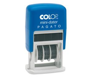 Timbro Mini Dater Datario e PAGATO 4 mm autoinchiostrante - 325