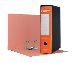 Registratore Essentials G75 - dorso 8 cm - protocollo 23 x 33 cm - Arancione - conf. 6 pezzi - Esselte - 390775200 - 8004157577523 - DMwebShop