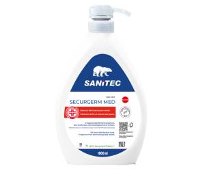 Sapone liquido Securgerm Med PMC - dispenser 1 lt - Sanitec - 1027 - 8050999571618 - DMwebShop