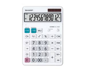 Calcolatrice da tavolo Bianca EL 340W 12 cifre - 29775