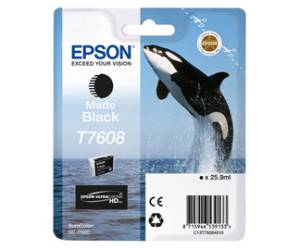 Cartuccia EPSON Inkjet Nero Matte T7608 Originale - 29855
