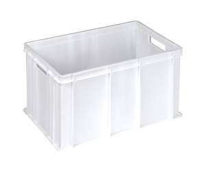 Cassa alimentare Europa 60 x 40 x 32 cm 64 lt HDPE neutro - 29746