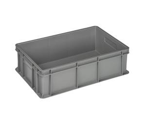 Cassa industriale Europa 60 x 40 x 17 cm 32 lt PP grigio Mobil Plastic - 29742