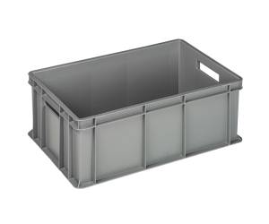 Cassa industriale Europa 60 x 40 x 22 cm 42 lt PP grigio - 29987