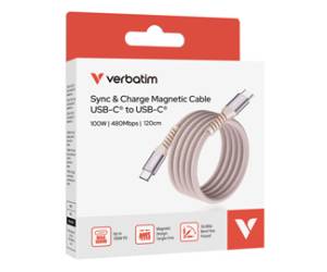 Cavo USB C to USB C 100W rosa 120cm - 30051