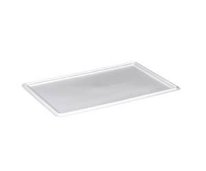 Coperchio per cassa alimentare Europa 60 x 40 x 2 cm PP neutro - 29988