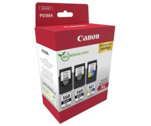 Multipack Cartucce CANON Inkjet PG 560XL x 2 CL 561XL 3712C009 Originale - 30019
