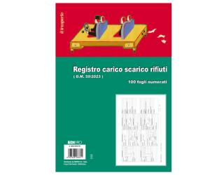Registro carico scarico rifiuti 21,5 x 29,7 cm 100 pagine E2868 RENTRI - 30005