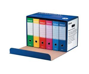 Scatola registratori Oxford G85 dorso 8 cm protocollo 23 x 33 cm - 29989