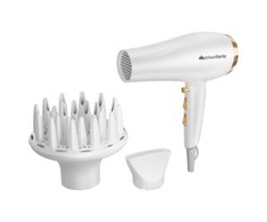 Asciugacapelli Gold Style - 2200 W - 21 x 9 x 26,4 cm - bianco-oro - Melchioni - 118030026 - 8006012375510 - DMwebShop