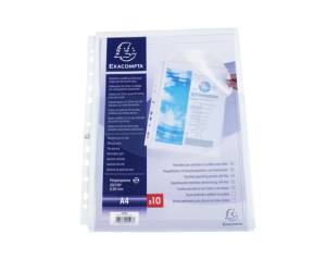 Busta forata con soffietto e patella liscia A4 PPL - 30278