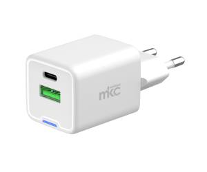 Caricabatteria rapido 2 porte USB C e USB A da 20W - 30120