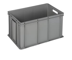 Cassa industriale Europa 60 x 40 x 32 cm 64 lt PP grigio Mobil Plastic - 30069