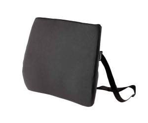 Cuscino Lombare Confort Breyta 33 x 38 x 9 cm in tessuto nero - 30117