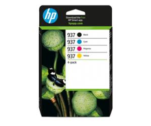 Multipack Cartucce Originali - HP 937 - Confezione 4 cartucce - Hp - 6C400NE - 196548697632 - DMwebShop