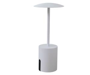 Lampada da tavolo Rocket a LED alluminio bianco - 30099