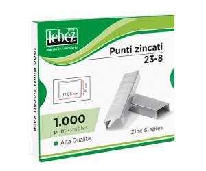 Punti KH - 23/15 - alti spessori - acciaio zincato - metallo - conf. 1000 pezzi - Lebez - KH-23-15 - 8007509084663 - DMwebShop