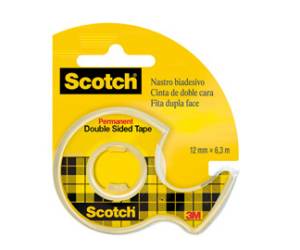 Nastro biadesivo 665 - in chiocciola - permanente - senza liner - 6,3 mt x 1,2 cm - trasparente - Scotch - 7100276528 - 51131598546 - DMwebShop