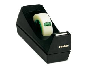 Dispenser da tavolo C38 - per nastri Scotch - 1,9 cm x 33 mt - nero - Scotch - 7000028837 - 21200661044 - DMwebShop