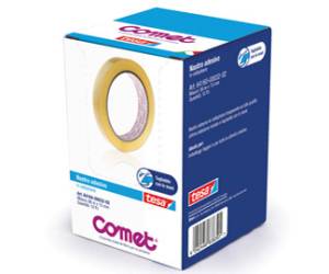 Nastro adesivo - 66 mt x 1,5 cm - cellophane - trasparente - conf. 10 pezzi - Comet - 64160-00032-02 - 8005800601114 - DMwebShop
