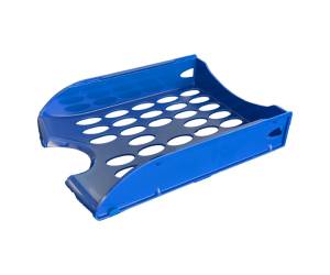 Vaschetta portacorrispondenza forata E040 - 26 x 34,5 x 6,5 cm - blu - Fellowes - E040AZ - 8015687011418 - DMwebShop