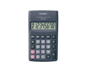 Calcolatrice tascabile - HL - 815L BL - 8 cifre - grigio - Casio - HL-815L-BK-W-GP - 4549526617904 - DMwebShop