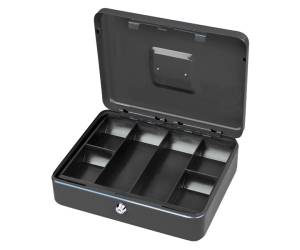 Cassetta portavalori Secur - 15 x 11 x 7 cm - grigio - Metalplus - 21531BS - 8022715004359 - DMwebShop