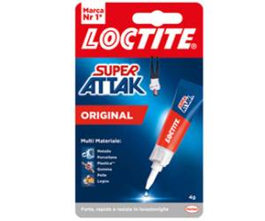 Colla Super Attak Original - 4 gr - trasparente - Loctite - 2632815 - 8004630914555 - DMwebShop