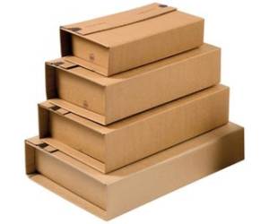 Scatola postale CP 020 - fustellata - formato C4 - 32,5 x 25 x 8 cm - cartone microonda - avana - conf. 20 pezzi - Colompac - CP20.12 - 4033657030492 - DMwebShop