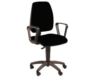 Sedia operativa Jupiter - con ruote e braccioli - nero - Unisit - JUBR/EN - 8050043740090 - DMwebShop